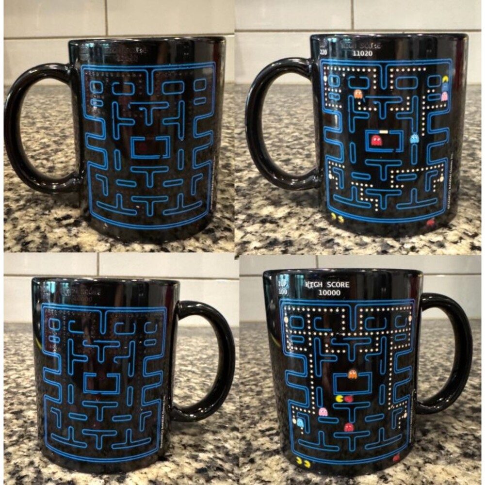 Paladone Pac-Man Heat Changing Coffee Mug - Officially Licensed by Namco Bandai!